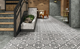 Матовый керамогранит MAINZU Versailles PT02967 Dark 20х20см 1кв.м.