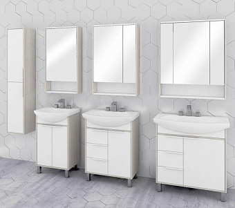 Шкаф зеркальный Акватон Рико 1A215302RIB90 14х80х86см без подсветки