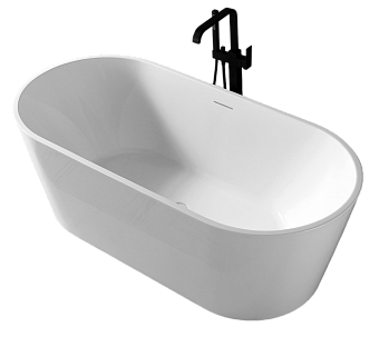 Ванна акриловая Abber AB9320-1.6 160х75см отдельностоящая