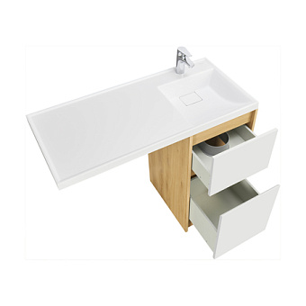 Тумба под раковину напольная Акватон Лондри 1A267001LH0C0 49,6х42х86см