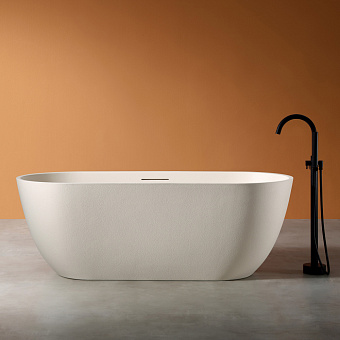 Ванна каменная Abber Frankfurt AM9941MBE 170х75см отдельностоящая