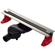 Щелевой душевой трап BERGES SUPER Slim 400 43х31,2см горизонтальный сток