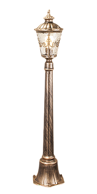 Светильник ландшафтный Elektrostandard Diadema a030677 GLYF-8046F 60Вт IP44 E27 чёрное золото