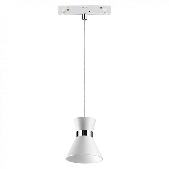 Трековый светильник Novotech SHINO 358407 10Вт LED белый хром для однофазного трека