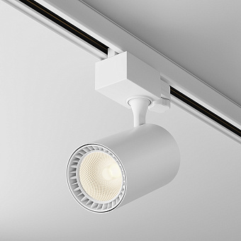 Трековый светильник Maytoni Vuoro TR029-3-10W3K-M-W 10Вт LED белый для трёхфазного трека