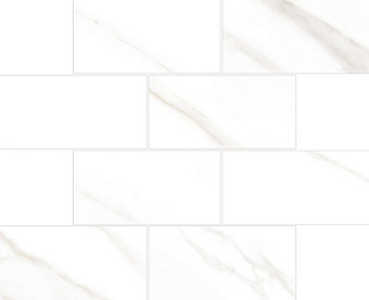 Керамическая мозаика VITRA Marmori K9456328LPR1VTE0 Калакатта белый 7х14см 1кв.м.