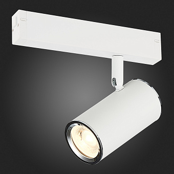 Трековый светильник ST Luce SKYLINE 220 ST504.506.01 50Вт GU10 белый для однофазного трека