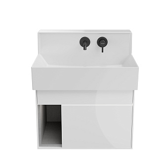 Тумба под раковину подвесная KERAMA MARAZZI Logica LO.M.65.WHT 46х65,5х41,5см