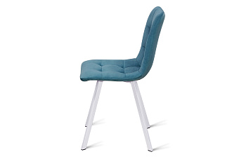 Кухонный стул AERO 45х52х87см велюр/сталь Light Blue