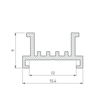Основание для ленты для светодиодной ленты Arlight 033415