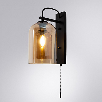 Бра Arte Lamp PAIO A7015AP-1BK 60Вт E14