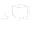 Светильник ландшафтный Nowodvorski Cumulus Cube 8965 60Вт IP44 E27 белый