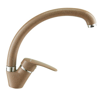 Смеситель для кухни Акватон Нимо 1AX002FCXX270 поворотный излив коричневый