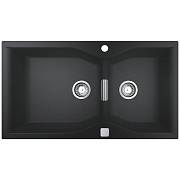 Мойка кухонная GROHE K700 31658AP0 90х50см чёрный гранит