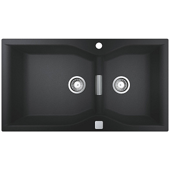 Мойка кухонная GROHE K700 31658AP0 90х50см чёрный гранит