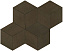 Керамическая мозаика Atlas Concord Италия MEK AMKH Bronze Mosaico Esagono 30х35см 0,42кв.м.