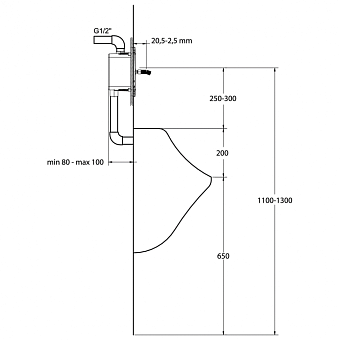 Панель смыва IDEAL STANDARD NO SUITE DEFINED B7391AA chrome