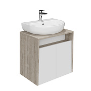 Тумба под раковину подвесная KERAMA MARAZZI Pro PRO.60.2.WHT 43х60х57см