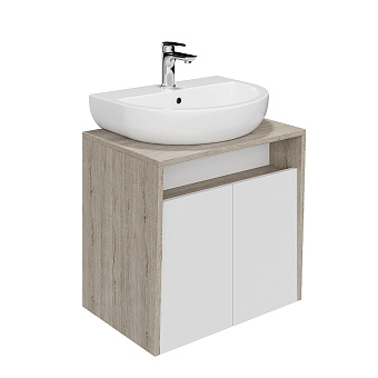 Тумба под раковину подвесная KERAMA MARAZZI Pro PRO.60.2.WHT 43х60х57см