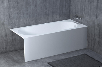 Ванна каменная SALINI ORNELLA 102422M S-Stone матовая 180х80см встраиваемая