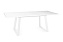 Кухонный стол раскладной AERO 90х160х75см закаленное стекло/сталь White Glass