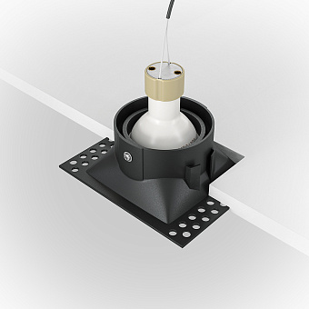 Светильник точечный встраиваемый Maytoni Dot DL042-01-SQ-B 50Вт GU10