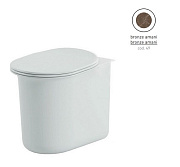 Унитаз приставной ArtCeram Chic CHV002 49 00 безободковый
