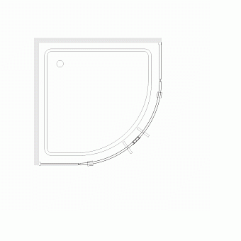 Угловое ограждение RGW Stilvoll 06325388-11 SV-53 200х80см стекло прозрачное