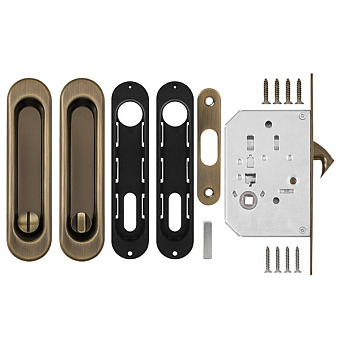 Ручки купе PUNTO Soft LINE SL-011 AB бронза