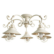 Люстра потолочная Arte Lamp GRAZIOSO A4577PL-5WG 60Вт 5 лампочек E27
