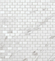 Керамическая мозаика FAP CERAMICHE Roma fMAF Statuario Brick Mosaico 30х30см 0,54кв.м.