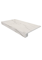 Плитка для ступеней ESTIMA IDEAL Set/Steptrade/ID01_NS/33x120/Riser/ID01_NS/14,5x12 White 120х33смкв.м. неполированная