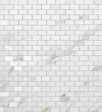 Керамическая мозаика FAP CERAMICHE Roma fMAF Statuario Brick Mosaico 30х30см 0,54кв.м.
