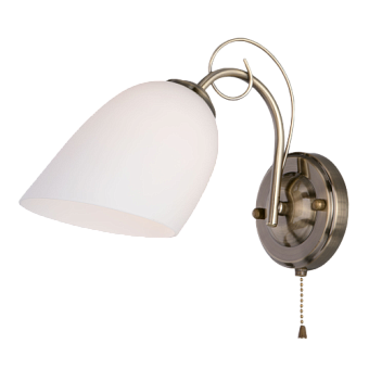 Бра Eurosvet Stefanie 30107/1 античная бронза 60Вт E27