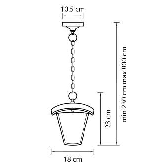 Светильник потолочный Lightstar Lampione 375070 8Вт LED