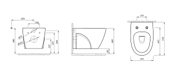 Унитаз подвесной Kale STIL 43906 ободковый с микролифтом