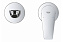 Смеситель для раковины GROHE BauEdge 20474001 хром
