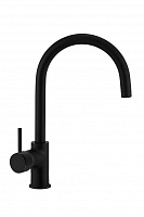 Смеситель для кухни Azario TASCO AZ-151644334 высокий излив чёрный