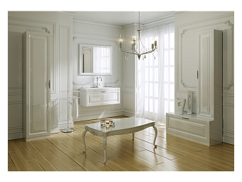 Тумба с раковиной AQWELLA Empire Emp.01.10/W 40х100х42,5см