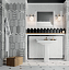 Декор KERAMA MARAZZI Келуш HGD\A484\35006 чёрно белый глянцевый 14х34см 0,048кв.м.
