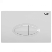 Панель смыва D&K DB1399016 белый