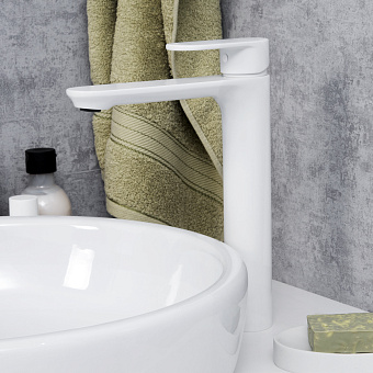 Смеситель для раковины WASSERKRAFT Mindel 8503H белый