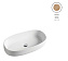 Раковина накладная ArtCeram Cognac COL005 46 00 68х35см