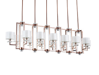 Светильник подвесной Newport 4400 4408+6/S black nickel 60Вт E14