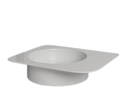 Раковина накладная SALINI NINFEA 110521MRH S-Stone матовая 54,5х44,7см