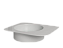 Раковина накладная SALINI NINFEA 110521MRH S-Stone матовая 54,5х44,7см