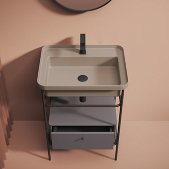 Консоль под раковину ArtCeram Fuori Scala ACA056 56 moka