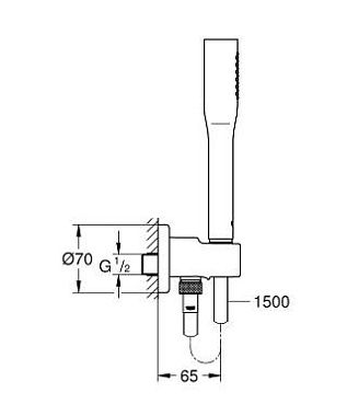 Душевой комплект GROHE Euphoria Cosmopolitan 26404000 хром