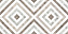 Декор Global Tile Siluet GT GT123VG белый 25х50см 1,375кв.м.