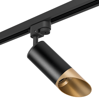 Трековый светильник Lightstar Rullo R1T437140 50Вт GU10 золотой для однофазного трека